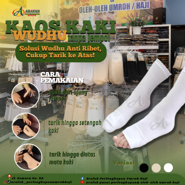 kaos-kaki-wudhu- Kaos Kaki Wudhu