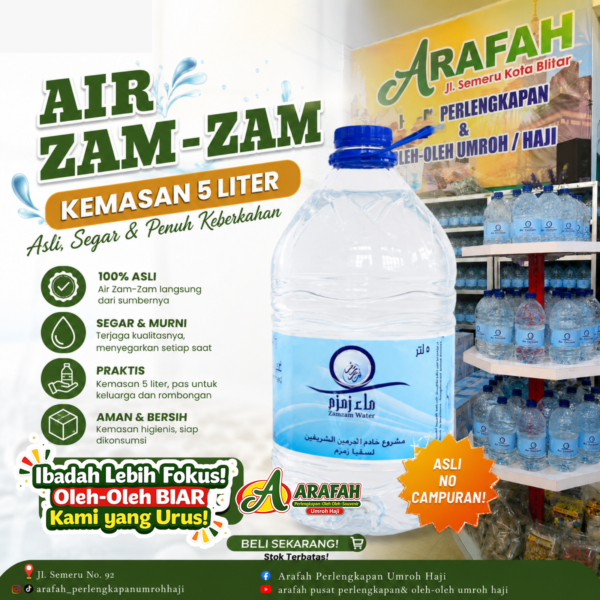 airzamzam5liter Air Zam Zam 5 Liter